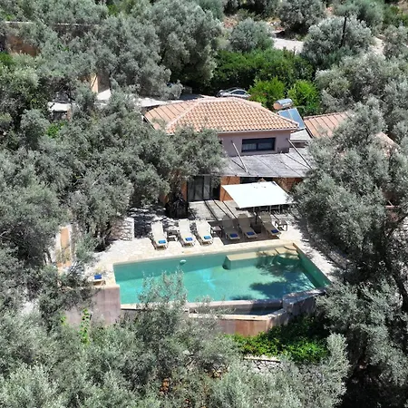 Amoudia - Luxury Right On The With Private Pool 시보타